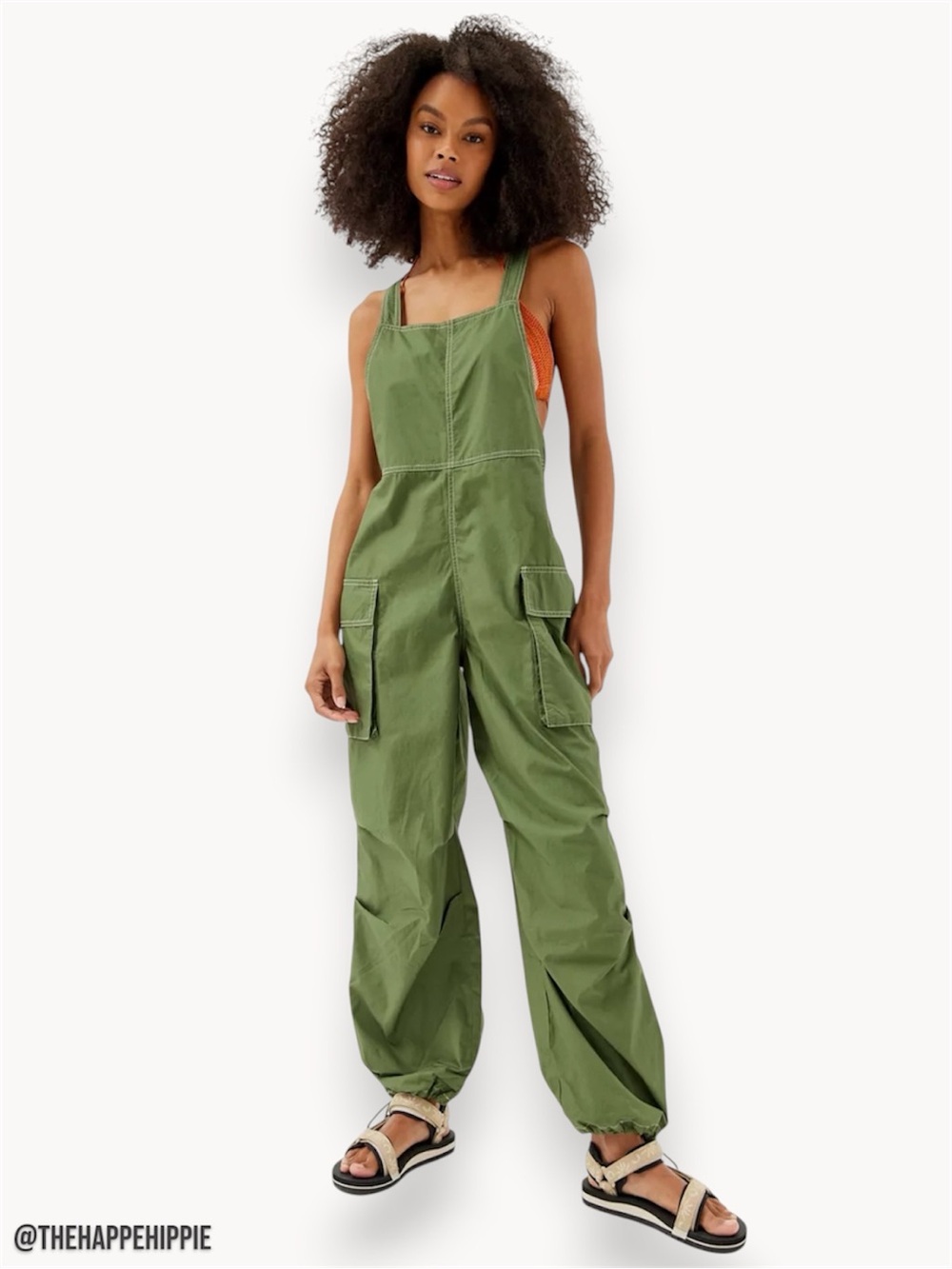 🏷️ BDG Olive Green Cargo Jumpsuit - NWT